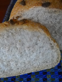 Una foto de Pan de molde con pipas de calabaza