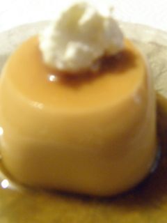 Una foto de Flan de zapallo