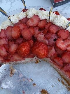 Una foto de Tarta de fresas