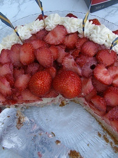 Una foto de Tarta de fresas