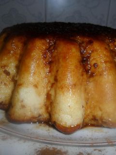 Una foto de Flan de queso ricotta y canela
