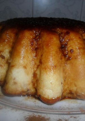 Una foto de Flan de queso ricotta y canela