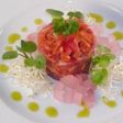 Cochayuyo con papas chancadas y cebollas en escabeche