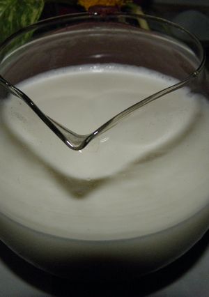 Una foto de Refresco de yogurt