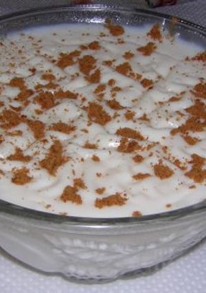 Una foto de Crema de yogurt