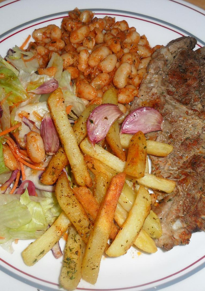 Una foto de Chuletas de cerdo súpercombinadas