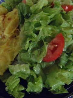 Una foto de Omelette de queso roquefort y nuez