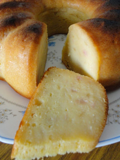 Una foto de Pastel de peras y yogur