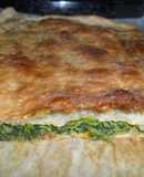 Tarta de acelga, zanahoria y tomate
