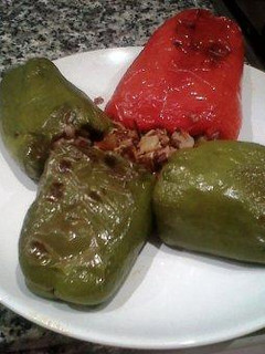 Una foto de Pimientos rellenos de salud