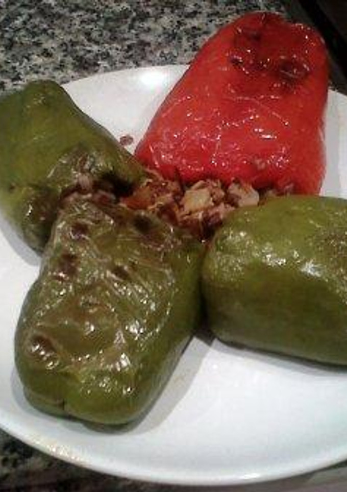 Una foto de Pimientos rellenos de salud