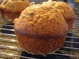 Muffins de avena y moras
