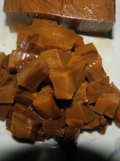 Una foto de Dulce dietético de batata