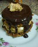 Postre alfajor puro dulce de leche