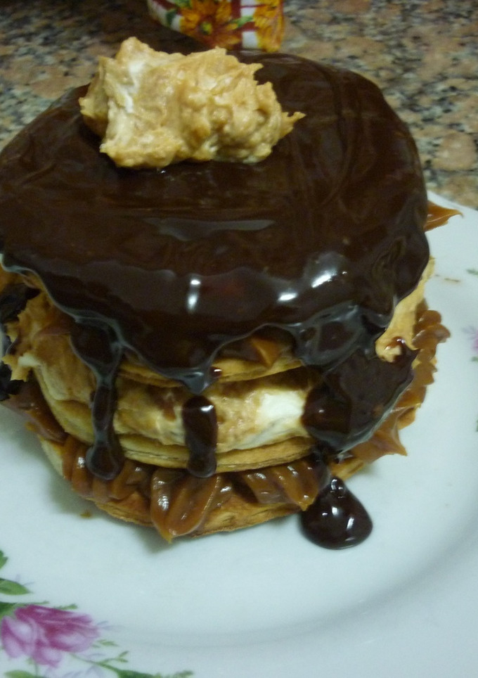 Una foto de Postre alfajor puro dulce de leche
