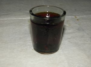Una foto de Bebida de frambuesas
