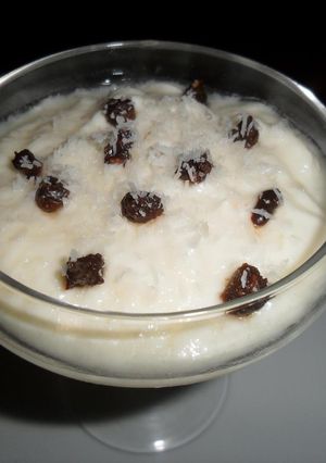 Una foto de Crema de limón postre