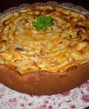 Pastel de manzana con sidra y jengibre