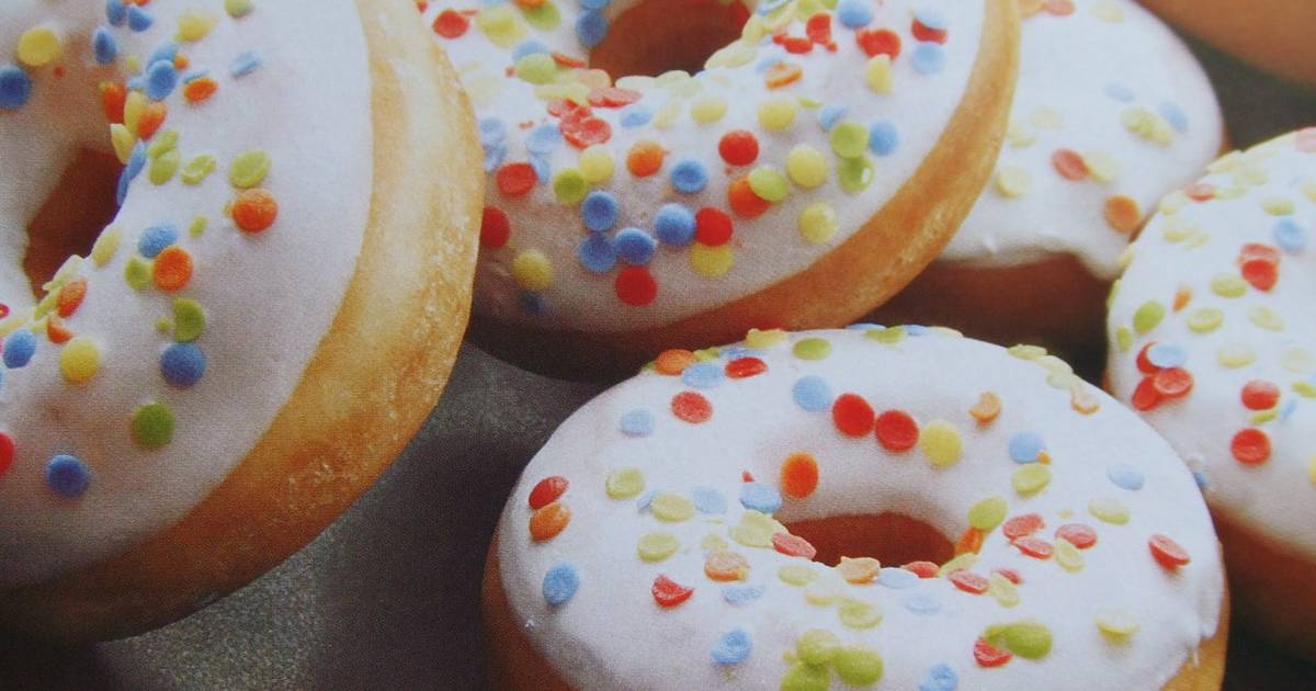 Pequeños donuts glaseados Receta de Cuqui Bastida- Cookpad
