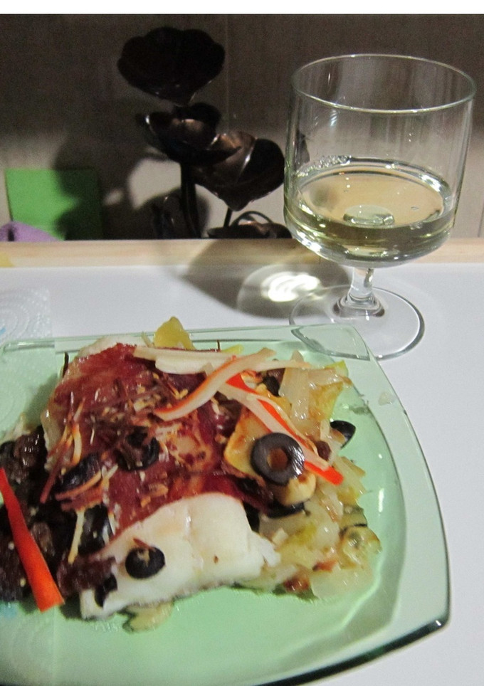 Una foto de Bacalao al horno (receta ligera de Luisa)
