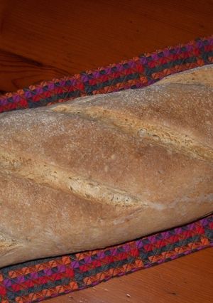 Una foto de Barra de pan con hierbas provenzales y tomillo