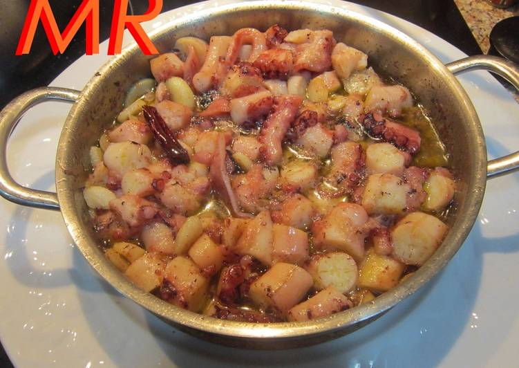 Pulpo al ajillo
