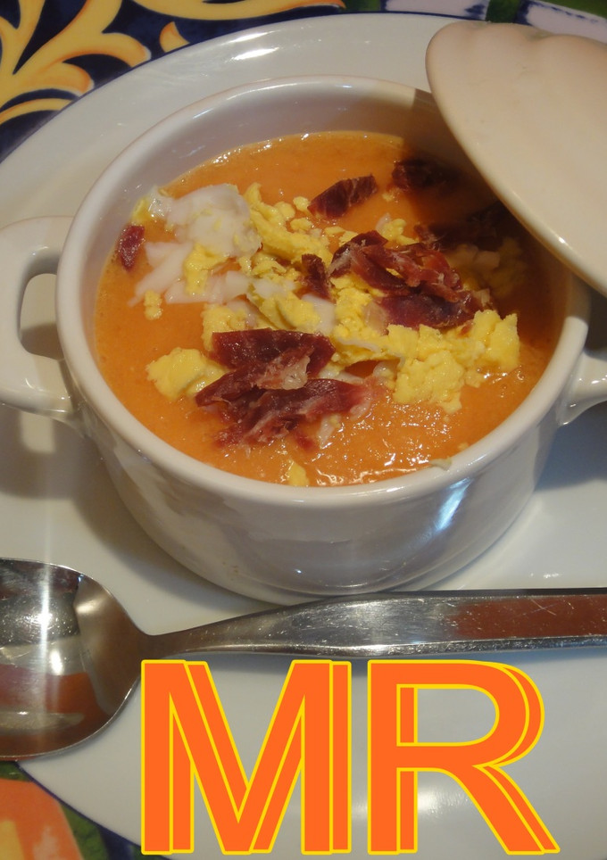 Una foto de Salmorejo de manzana 