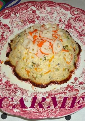 Una foto de Pastel de calabacín y surimi