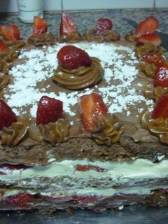 Una foto de Torta selva negra a mi manera