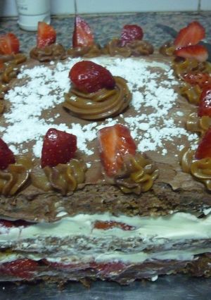 Una foto de Torta selva negra a mi manera
