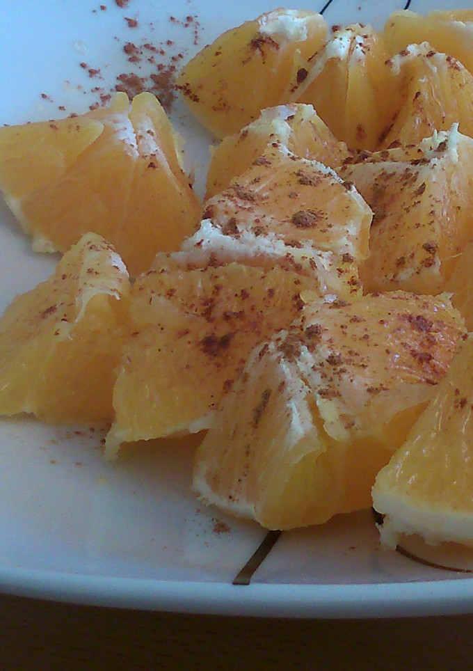 Una foto de Naranjas a la canela