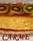 Pastel fresco de mango