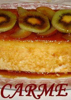 Una foto de Pastel fresco de mango
