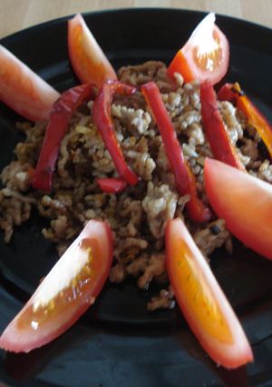 Foto principal de Carne picada con pimientos