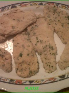 Una foto de Pechugas a la bechamel con queso