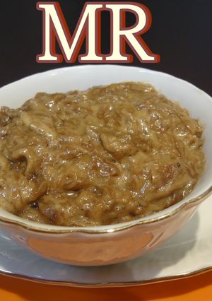 Una foto de Salsa de cebolla acaramelada