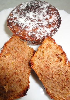 Una foto de Magdalenas de chocolate y limón