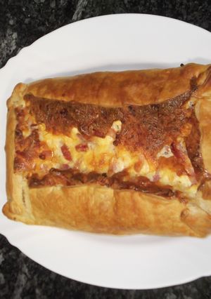 Una foto de Quiche carbonara