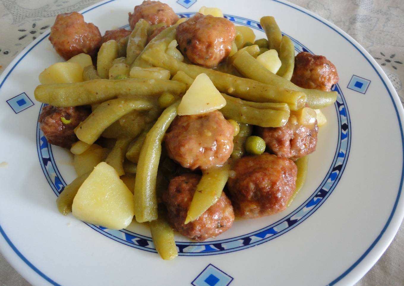 Greixonera de albóndigas