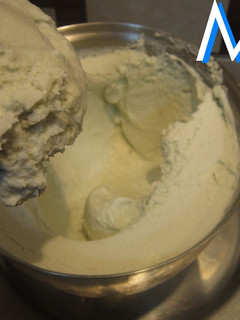 Una foto de Helado de roquefort