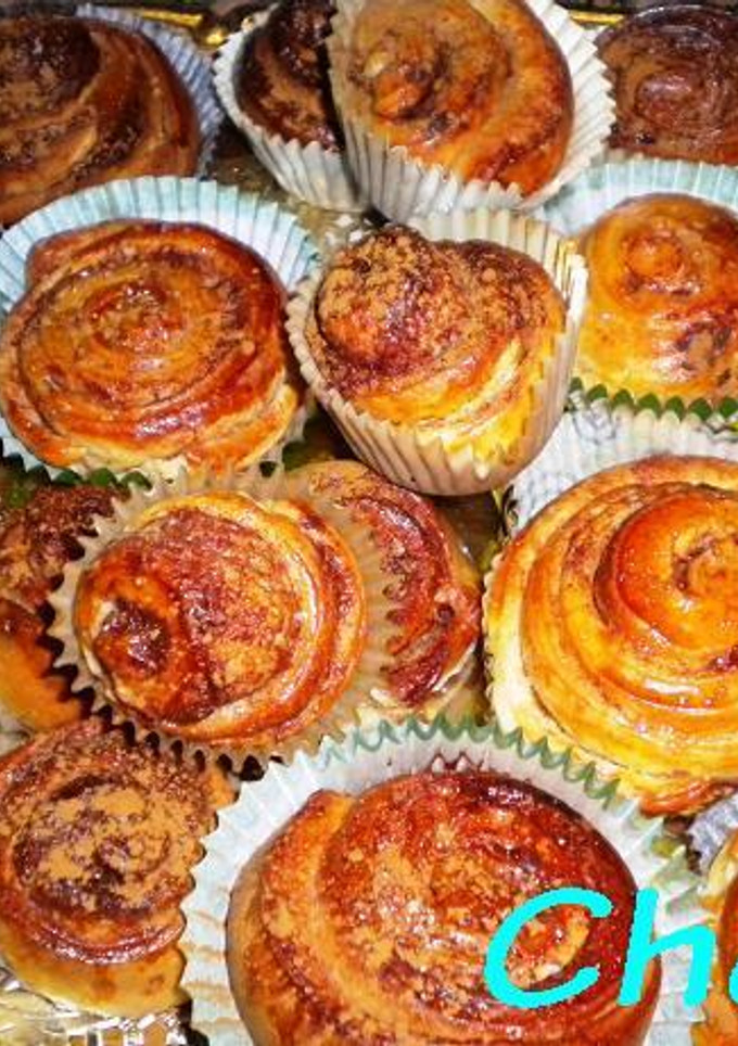 Una foto de Bollos de canela (kanelbullar)