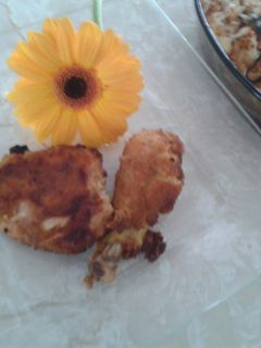 Una foto de Pollo a la mostaza horneado