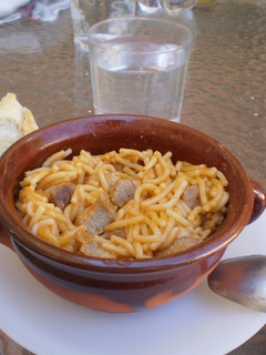 Una foto de Fideos gruesos a la cazuela