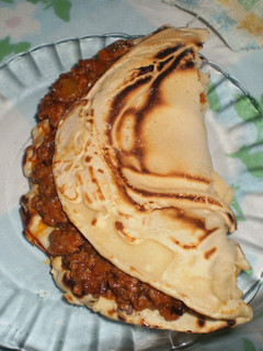 Foto principal de Crêpes rellenos de carne picada mixta o de pollo