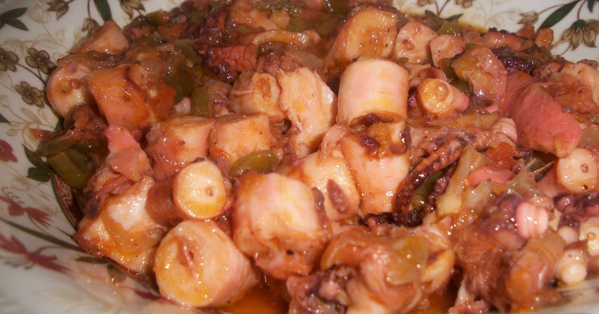 Pulpo a la mediterranea - 4 recetas caseras- Cookpad