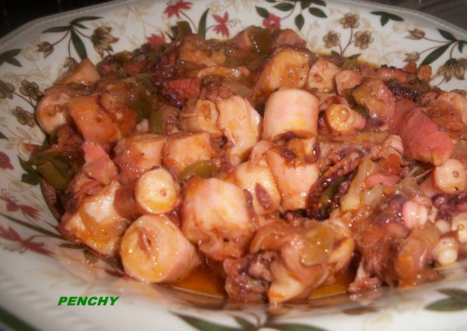 Pulpo a la mediterránea Receta de penchi briones garcia- Cookpad