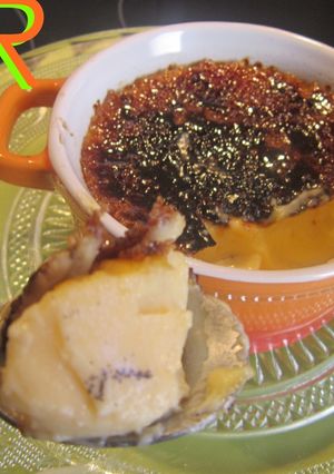 Una foto de Crème brûlée o crema quemada