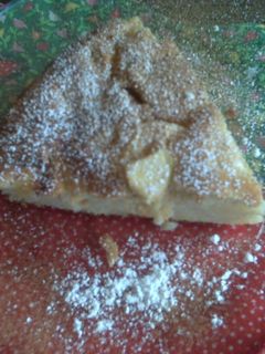 Una foto de Tortita sencilla de manzana y queso