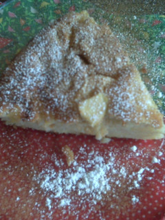 Una foto de Tortita sencilla de manzana y queso
