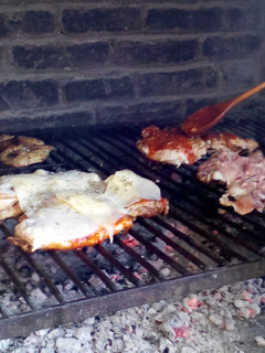 Una foto de Pollo a la pizza